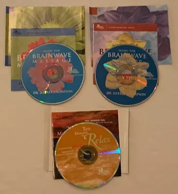 Music For Brainwave Massage & 10 Minutes To Relax Meditation Health Sound CD Lot • $12