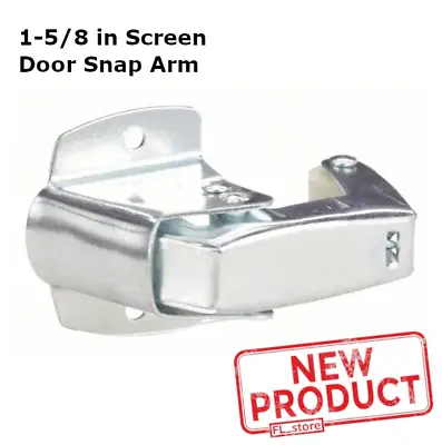 1-5/8  Screen Door Spring Catch Holder Zinc Plated Roller Action Snap Arm Latch • $13.95