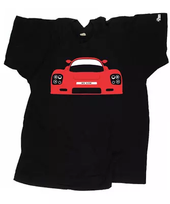 CUSTOM HTees T-shirt - ULTIMA GTR Pick Car Colour & Plate S-XXXL • $27.34