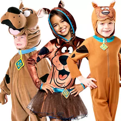 Scooby Doo Kids Fancy Dress Cartoon Character Animal Dog Childrens Costumes New • £21.49