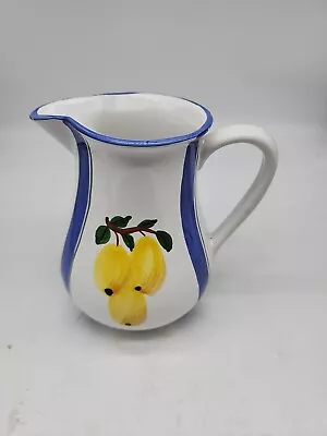 Lemon Pitcher Made In Portugal J Wilfred A Division Of Andrea By Sadek • $14.99