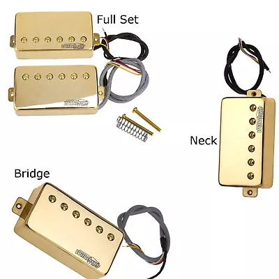 Wilkinson Electric Guitar Humbucker Pickups Ceramic Gold Classic For Les Paul • $32.99