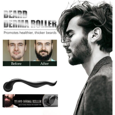$6.47 • Buy Micro Needle Derma Roller Mustache Beard Hair Growth Skin Care Grooming Kit