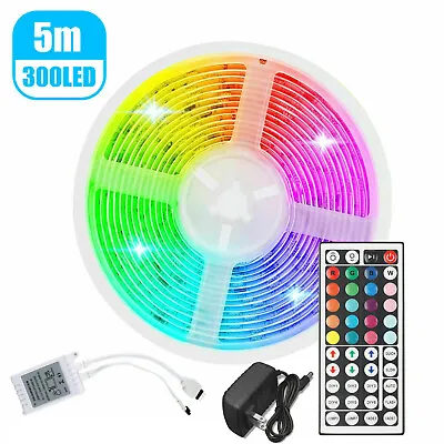 32FT Flexible 3528 RGB LED SMD Strip Light Remote Fairy Lights Room TV Party Bar • $15.99