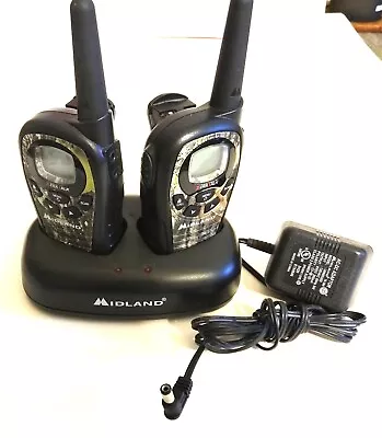 Midland 18CVP6 Walkie Talkie 2 Units Dual Base Desk Top Charger • $24.94