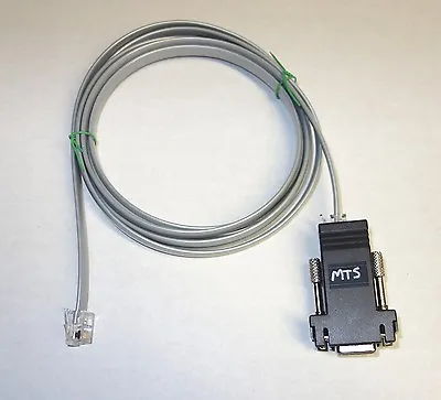 Mettler Toledo Parcel Scale 7ft Serial Cable RJ12-DB9﻿ PS15 PS30 PS60 PS90 • $15.49