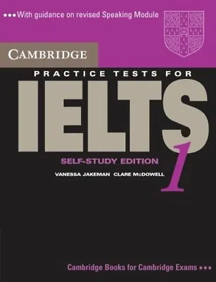 Cambridge Practice Tests For IELTS 1 Self-study Student's Book (IELTS Practice • £4.41