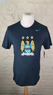 MANCHESTER CITY X Nike 2011/12 T-Shirt Size: Medium NEW WITH TAGS • £24.99