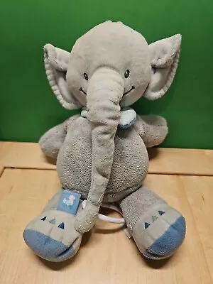 Nattou Musical Pull Toy Elephant Plush Stuffed Animal Lovey  11  • $19.95