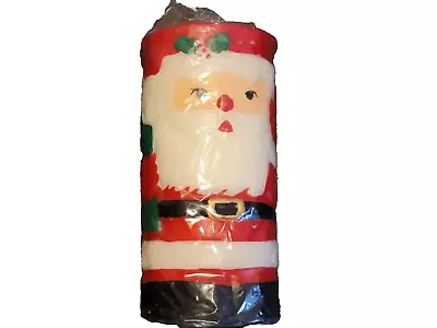 Vintage Santa's Workbench Santa Claus Pillar Candle Brand New 1996 • $19.99