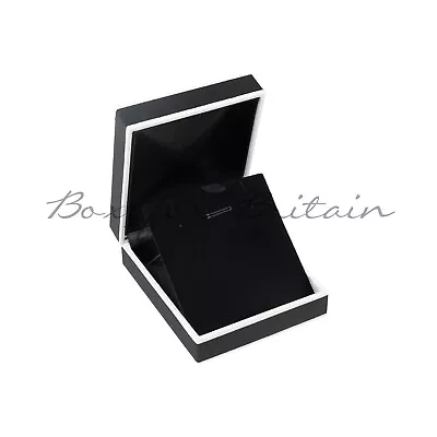 Black And White Ring Pendant Earring Universal Jewellery Box For Birthday Gift • £6.99