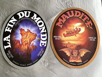 Preowned Unibroue Brewery Maudite And La Fin Du Monde Beer Signs • $48