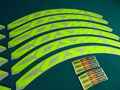 Cosmic Sl -slr - Sle Fluorescent Yellow Replacement Rim Decal Set For 2 Rims • $45