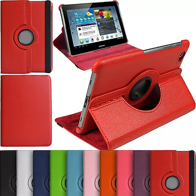 £3.79 • Buy Leather 360 Case For Galaxy Tab 2 10.1 P5100 P7510 Rotate Stand Folio Book Cover