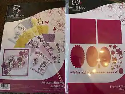 Dawn Bibby Designs - FRAGRANT BLOOMS MAGNOLIA Die And Paper Kit • £19.99