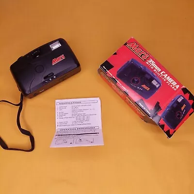 Reusable Mars Bar 35mm Film Camera With Built In Flash New In Box • $70