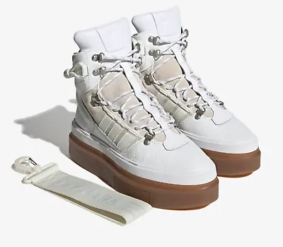 Adidas + Ivy Park Super Sleek Boots Leather High-Top Platform Sneakers Shoes 44 • $597.67