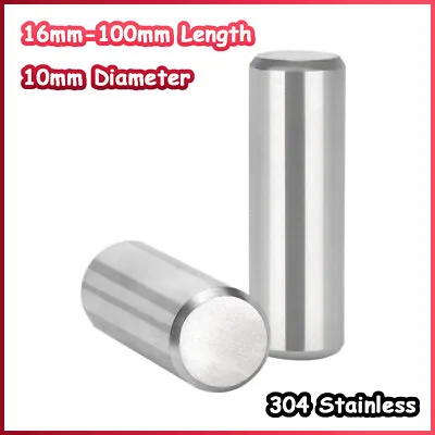 Dowel Pins Cylindrical Pin A2 Stainless Steel Solid Positioning Pin 1mm-12mm Dia • $1