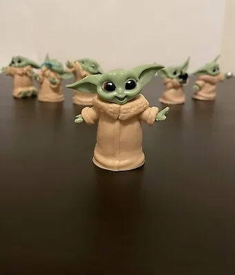 Baby Yoda Characters Yoda  2  Action Figures~cake Toppers `set Of 6 ~daily Shipp • $7.95