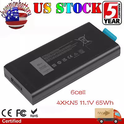 CJ2K1 Battery For Laptop Dell Latitude 5404 5414 7414 7404 E5404 4XKN5 XN4KN 6Ce • $19.59