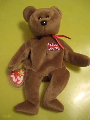 £2 • Buy Retired Ty Beanie Baby   Britannia  BNWT  [Ear Tag Is Loose As Shown]
