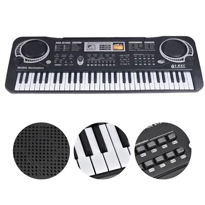 61 Keys Digital Piano Keyboard Portable Kids Electronic Instrument With Mic S5J2 • $21.52