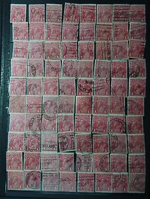 Australian Stamps KGV 1d Red Single Watermark - 80 Used #2 • $9.80