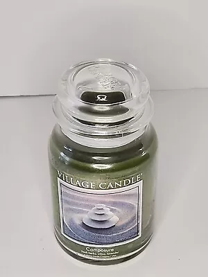 Village Candle - Large Jar - 26 Ounces - Composure - Scented Candle - New • $19.64