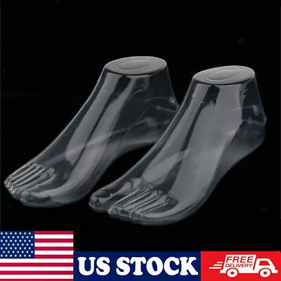 1 Pair Women Feet Foot Plastic Mannequin Model For Sandal Shoes Foot Display US • $9.99