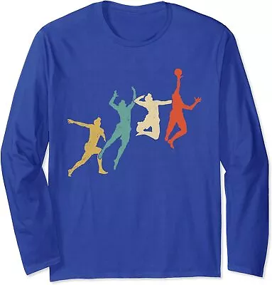 Volleyball Player Retro Spike Team Sports Gift Long Sleeve T-Shirt • $22.99