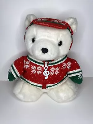 Vintage Marshall Fields Santa Bear 1992 Collectible Holiday Christmas Bear • $24.99