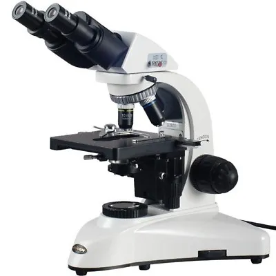 AmScope 40X-2000X Laboratory Binocular Kohler Compound Microscope • $450.07