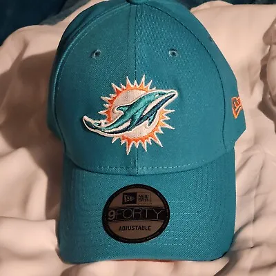 Official Miami Dolphins Hat In Team Teal With New Logo. Brand New Never Worn • $19