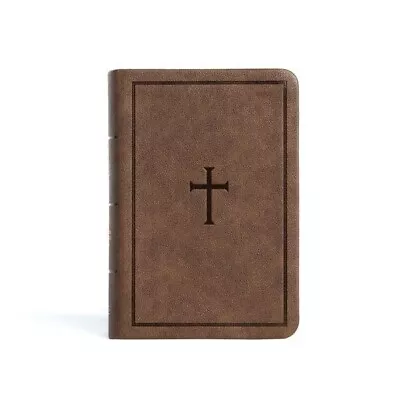 CSB Large Print Personal Size Reference Bible Brown Imitation Leather • £9.99