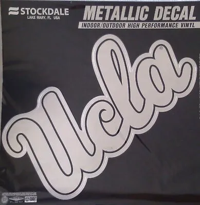 UCLA Bruins California 6  Silver Metallic Style Vinyl Auto Decal University Of • $15.19