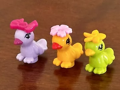 1x Lego Minifig MiniFigure Friends Chicken Baby Chick Bird Pink Green Or Yellow • $6.90