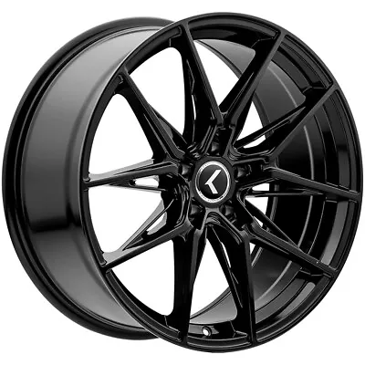 Kraze KR196 Evolve 20x9 5x112 +35mm Gloss Black Wheel Rim 20  Inch • $208.99