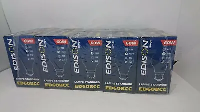 X10 Edison Lamps Light Bulb Ed60bcc B22 60w Bayonet Fitting *new* Free UK P&p  • £17.81