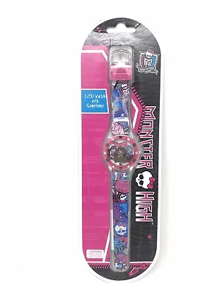 Monster High Girl Wrist Watch Electronic LCD Digital Display Skulls Rhinestone • $9.99