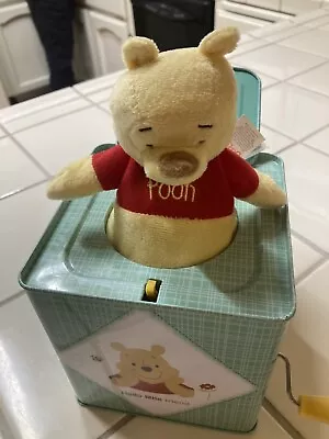 $15 • Buy Disney Winnie The Pooh Jack In The Box Musical  Pooh Toy Collectible 8 