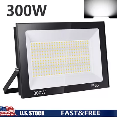 300W Watt LED Flood Light Garden Outdoor Lamp Yard Security Spotlight Cool White • $41.29