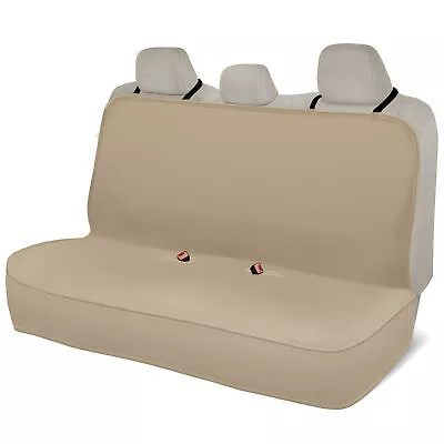 Motor Trend Waterproof Rear Bench Car Seat Cover Beige Full Size • $27.90