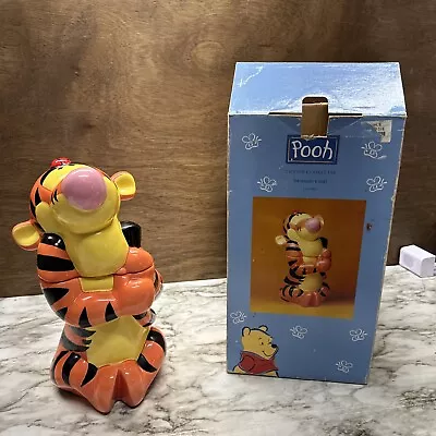 Disney Treasure Craft Winnie The Pooh 12 1/2  Tall Tigger Cookie Jar • $35