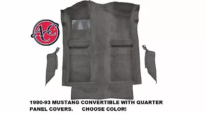 1990-1993 Ford Mustang Convertible Molded Carpet Kit Choose Color ACC • $205