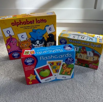 £10 • Buy Orchard Toys - Flashcards, Match & Spell, And Alphabet Lotto