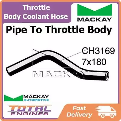 Throttle Body Coolant Hose Fits Mazda 323 BG 1.8L 4Cyl BPT • $22.25