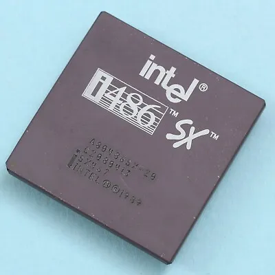 Intel 486 SX 20Mhz CPU Processor SX467 486SX-20 A80486SX-20 PGA 168 Socket 1 - 3 • $39.95