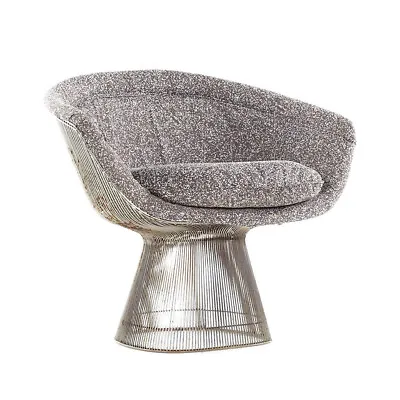 Warren Platner For Knoll Mid Century Lounge Chairs - Pair • $4347