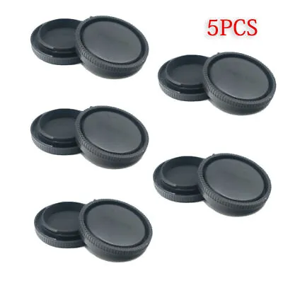 For Sony E-Mount NEX Camera A7R A7S A6000 A6300 Rear Lens Cap & Front Body Cover • $3.84
