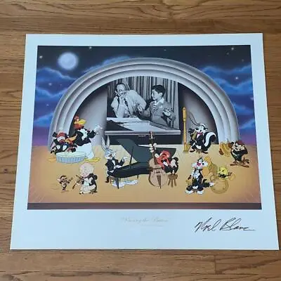 Passing The Baton A Tribute To Mel And Noel Blanc Lim Ed Litho 2003 SIGNED • $299.50